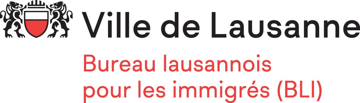 Logo Lausanne_bureau lausannois pour les immigrés (BLI)_couleur_1ligne